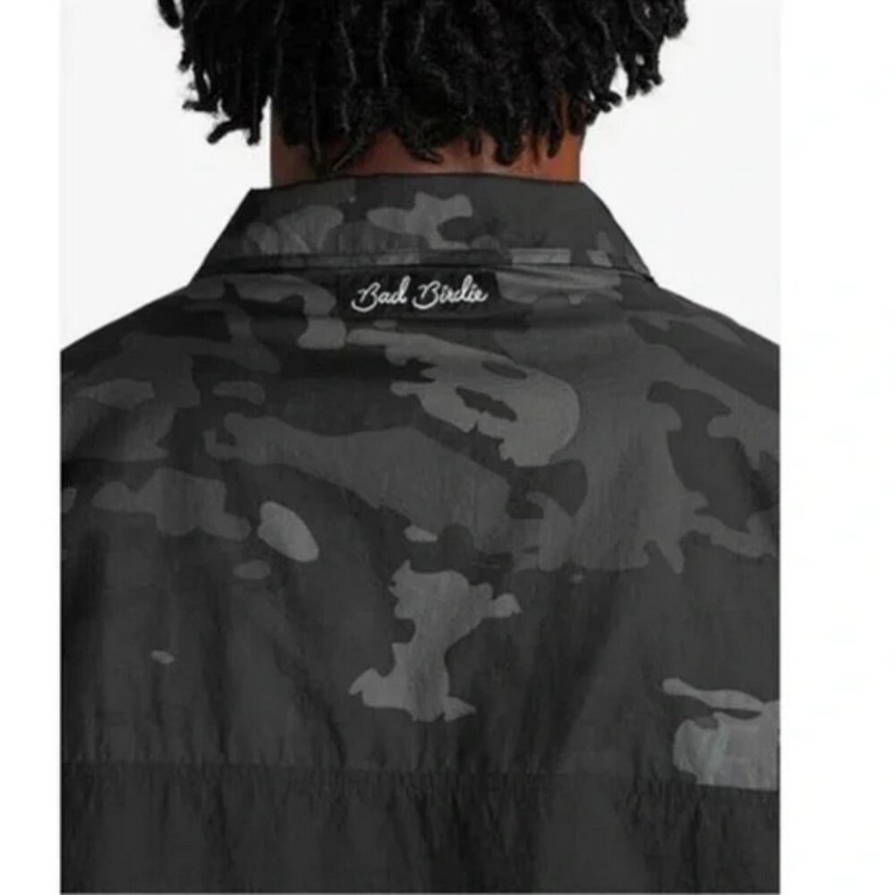NEW Bad Birdie Camo Windbreaker Jacket Size Large - Picture 3 of 11